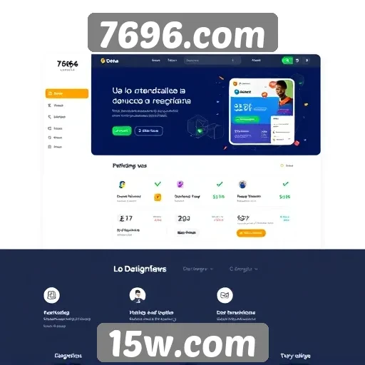 Interface do usuário do 7696.com é intuitiva e acessível